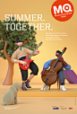 MuseumsQuartier Summer Campaign : Poster campaign for Museums Quartier in Vienna