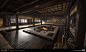 Ghost of Tsushima - Tenshu Floor, Mitch Mohrhauser : Tenshu floor concepts for level 1 and 2 in Castle Kaneda. Very much enjoyed studying Japanese architecture and the natural light that filled them.