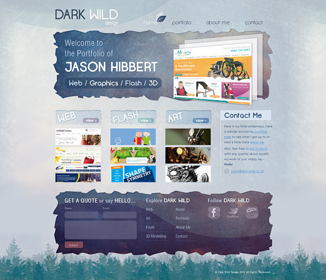 美国黑暗野生设计-专业的网页设计，图形和...