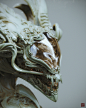 The Awe (model version）, Zhelong Xu : Inspired from the Giger's Alien design.What will happen if an alien combine with a Chinese dragon?
Here are some model renders, Substance texture version is https://www.artstation.com/artwork/VdnQoX