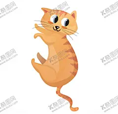 橘黄色的小猫 【酷图网】插画,手绘,漫画,原创,卡通漫画设计,设计,动漫动画,卡通猫咪,猫示矢量图,可爱猫咪,猫,猫咪,猫吃鱼,猫矢量图,手绘猫,卡通猫,水彩猫,猫简笔画,猫插画,猫线条画,猫卡通画,猫装饰画
