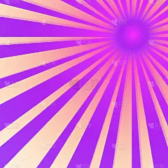 明亮的太阳，以条纹的形式射线。创意插图杂志，海报，书封面，横幅，传单，小册子。——矢量图形