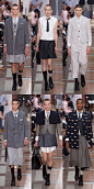#Thom Browne# Spring 2018 Men's Fashion Show ​​​| 西装校园风加上模特的寸头简直莫名的可爱、好看、乖巧。 ​​​​