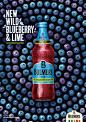 Advertising for Bulmers Cider Wild Blueberry And Lime - Blueberries