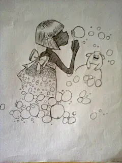 雨林静谧的小手绘