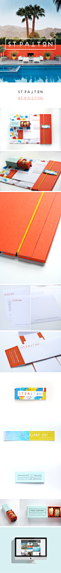 St. Patton | Identity Suite : Project: Identity suite with folder for St. Patton Hotel + Swim club 