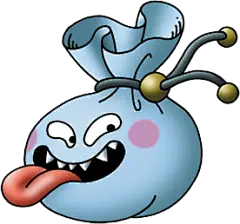 an image of a cartoon character with tongue sticking out from under his nose and mouth