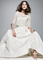 Oscar de la Renta gown. BRIDES March 2012 issue. #weddingdress #weddings