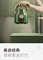 橙厨CHANCOO 榨汁机家用水果小型便携式多功能双杯果汁机复古设计-tmall.com天猫