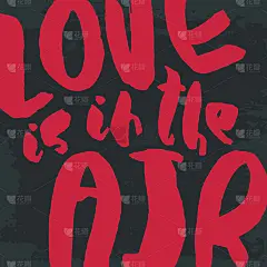 装饰浪漫的海报与处理。