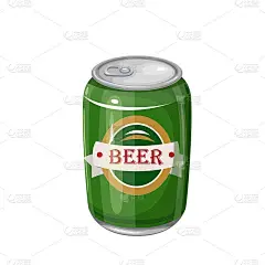 锡罐啤酒。