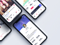 UI Kits : The new social network for Pet Lovers. You can share photos and videos of your pets, find the cutest pets around the world. Tracks your pets’ (dogs and cats) location (alerts you if your pet go out of safe range), activity, sleep quality and cal