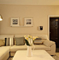 现代简约风格跃层三室一厅客厅沙发装修效果图