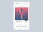 Music app UI & Interaction