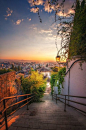 Stairway, Granada, Spain
楼梯，格拉纳达，西班牙