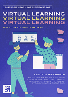 欧美风格扁平风人物场景插画