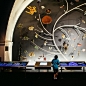 A visitor in the Milstein Hall of Ocean Life gazes at the major marine phyla section of the tree of life. Captured by @jnsilva #InsideAMNH