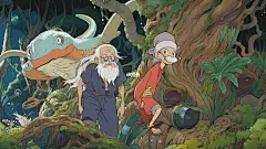 Ai创作「宫崎骏老爷爷在旅行」