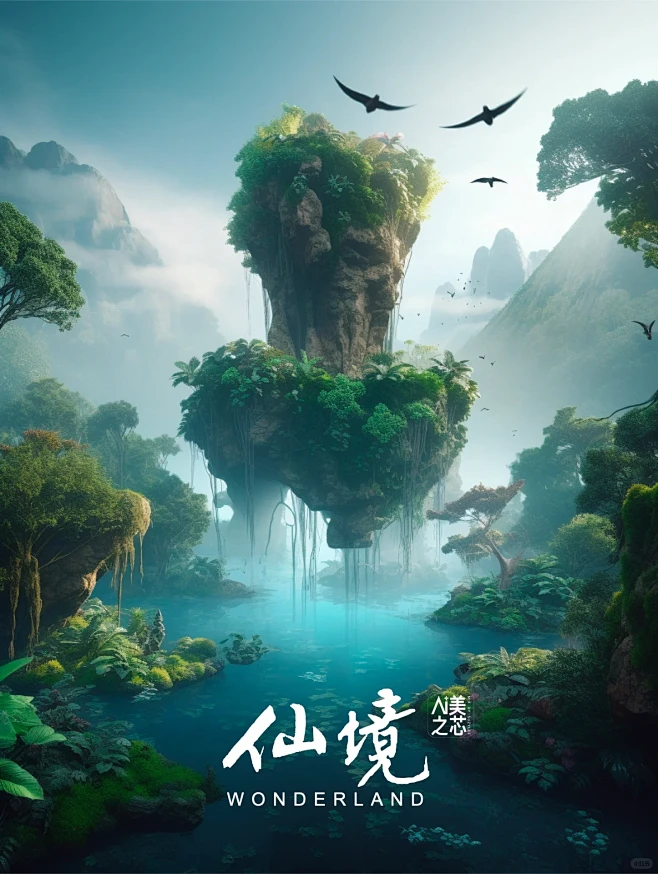 第27辑——蓬莱仙境｜midjourney关键词-花瓣网