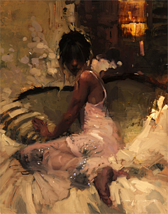 Wxm111采集到Jeremy Mann 冷调油画 ​​​​