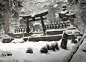 Japan, Koyasan, Robin Lhebrard : Painting studies, from pictures I took during my last trip in Japan. Quiet and peacefull place, on Koya mountain. 
Winter 2018