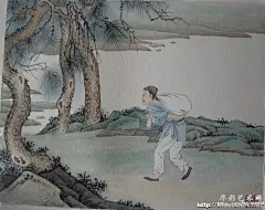 二十四孝子图_24孝子图_手绘墙绘图片素材_国画_华彩艺术网