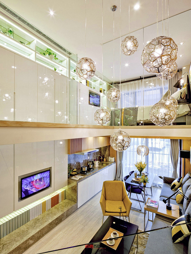 大森设计--龙湖北城天街loft B+户...