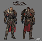 Skin from Celea - Skara, SKARA The Blade Remains : Heavy Armor Concept art from Maki Planas for "Skara: The Blade Remains"