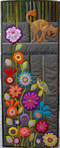 Quilt by Wendy at Material Obsession | Amazing Appliqué