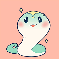 表情包-小青蛇-哇