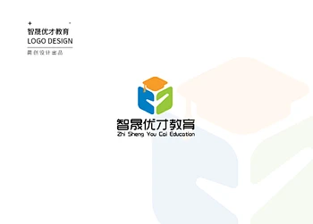简创LOGO设计-教育培训行业书本对勾学位帽优才-古田路9号-品牌创意/版权保护平台-花瓣网