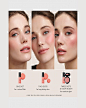 3-color Liquid Blush, Delicate And Smooth Texture, Long Lasting And Waterproof Multipurpose For Brightening Lip, Eye And Cheek