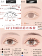 保姆级眼睛眉毛教程（附笔刷色卡）/ 水彩风 : 抽空做了个眼睛眉毛教程，看家本领都教给你们啦！图片步骤写的清清楚楚，大家快去画起来吧！ 【笔刷】週週常用 【工具】ipadpro+procreate #procreate教程  #寻找小红书绘画大神