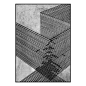 晶瓷装饰画黑白抽象线条现代简约轻奢客厅玄关样板间挂画金瓷画-淘宝网