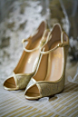2014欧美最靓的12款金色亮片婚鞋