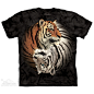 Yin Yang Tigers T-Shirt : The Mountain Yin Yang Tigers T-Shirt