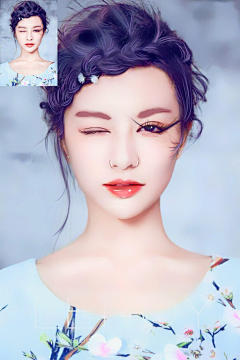 爱吃黑胡椒的二狗采集到照片转手绘