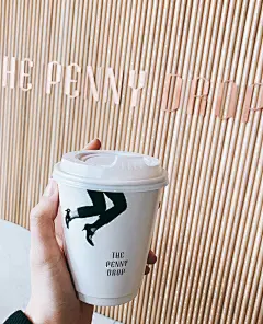 简餐餐厅The Penny Drop 澳大利亚 简餐 插画设计 格栅 泥土色调 logo设计 vi设计 空间设计