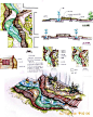 园林景观快题设计案例-某滨水公园规划快题