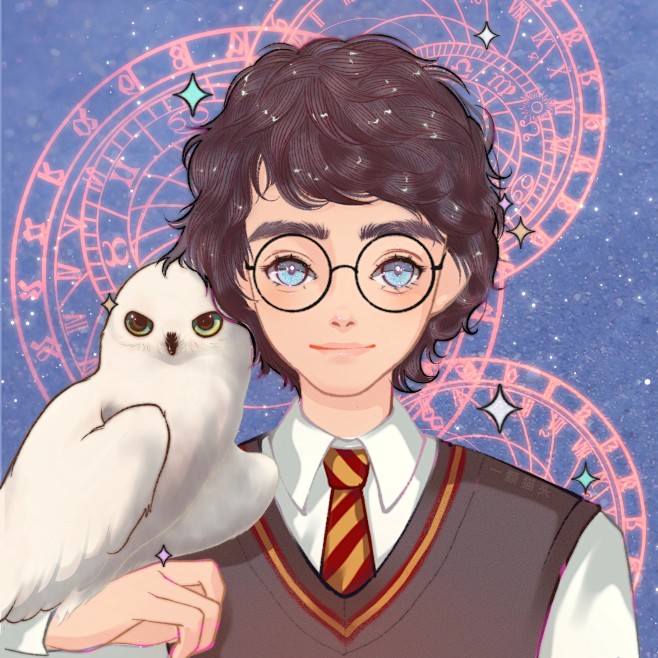 魔法学院✨ 罗恩/哈利/赫敏 头像壁纸插...
