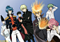 Tags: Katekyo Hitman REBORN!, deviantART, Vongola Primo Giotto, G., Demon Spade, Alaude, Lampo, Knuckle, Asari Ugetsu, Colorization