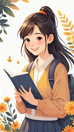 毕业季中学生海报肖像高清模板免费下载-趣麦麦图