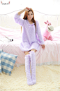 紫色绒睡衣 - Yoko -      