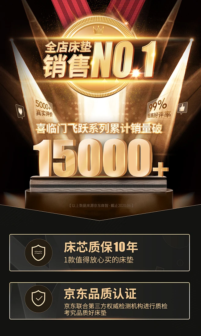 家具销量背书-品牌-无线端海报