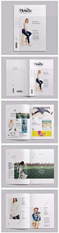 时尚杂志模版设计 品牌设计 画册欣赏 平面设计 版式 
