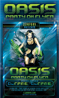 Print Templates - Oasis Party On flyer | GraphicRiver