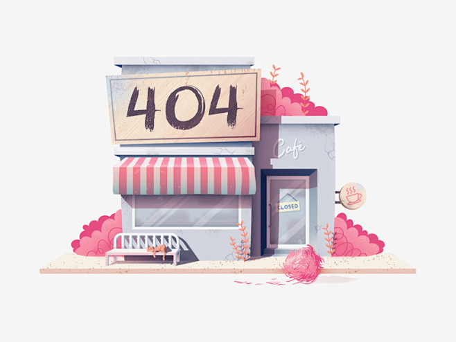 404页面也可以设计的这么好看？ - 优...