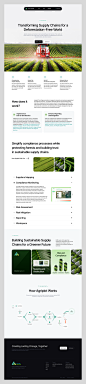 Agriculture Landing Page - Features by Product SAAS for Cansaas on Dribbble