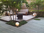 Landscapes - Modern - Garden - New York - by LQ Interiors & Landscapes : This clean and modern take on a Brooklyn backyard provides a minimalist garden that is also inviting to lounge in. Photo by LQ design.