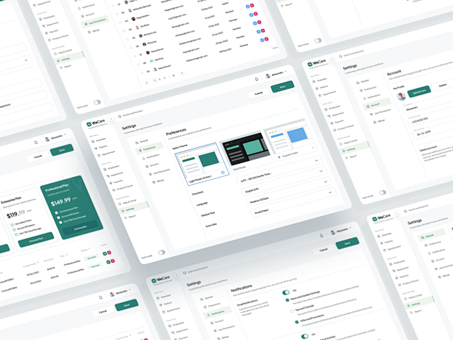 Admin Dashboard Sett...
